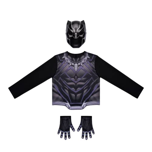 Marvel’s Avengers Child Costume Dress-Up Trunk - Medium-Size Tops, Gloves, And Molded Masks Of Captain America, Hulk And Black Panther #TOP2