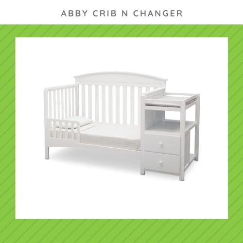 Image of Toddler Bed Safety Guard Rail Compatible with Delta Children Convertible Cribs - Solid Wood Rail for Convertible Crib to Toddler Bed Conversion - Safety Guard Rail (Bianca White - 130, #0080)