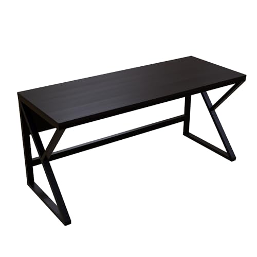 Image of Riyan Luxiwood Alden Brown Computer Table in Engineering Wood for Home & Office, Simple Style Desk, Scratch Resistance Surface, Easy to Assemble, Study Table for Kids (Size-15 X 6 X 75 Cm)