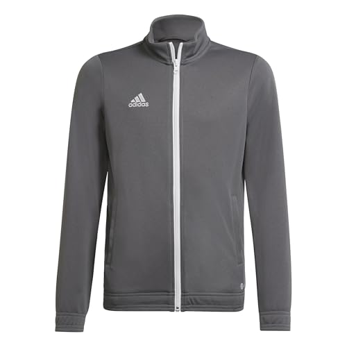 adidas Unisex Kinder Entrada 22 Track Jacket, Team Grey Four, 11-12 Years
