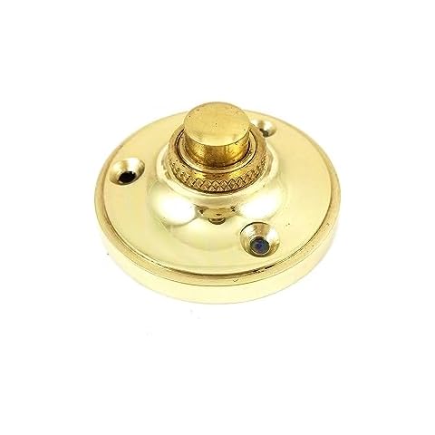 EuroArt Victorian Round Door Bell Push Button 52mm Diameter Cover