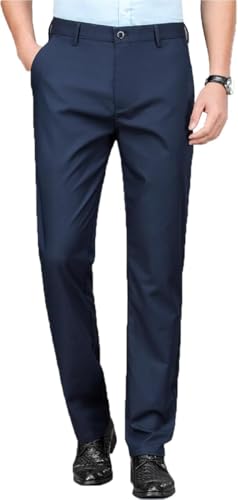 Gentyfit Men's Timelessflex High Stretch Straight Fit Pants - Black, Size 29-40