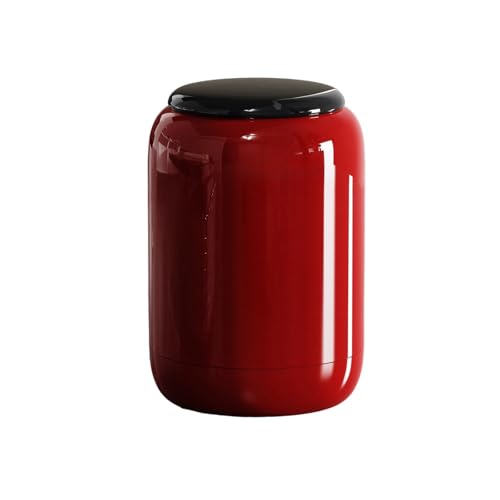 Poubelle élégante à presser au design moderne et fond lisse