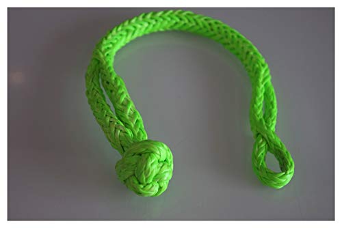 Grillete blando verde de 6mm para cuerda de cabrestante en rescate de ATV y vela 3