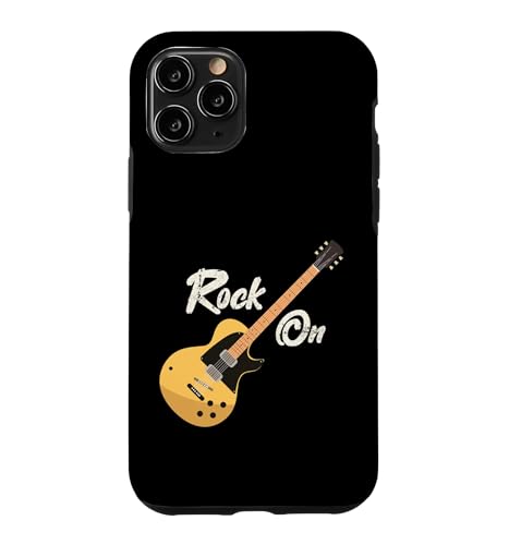 Rock On Guitar Band Funny Rock Guitar Player �����Y ���f�B�[�X �X�}�z�P�[�X iPhone 11 Pro �p