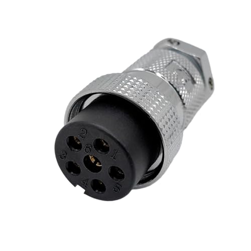 Connecteur aviation NCS-256-P femelle 6 trous avec boîtier antichoc 10A