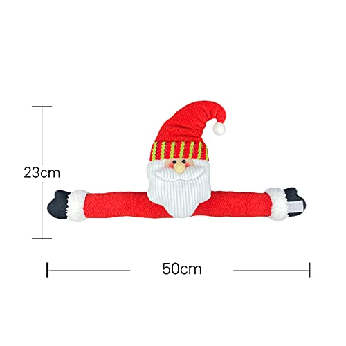 Eastdall Cortina De Desenho Animado,Cortina de Natal Fivela Decorações de janela de Natal