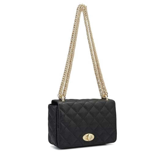 Image of Da Milano Small Leather Shoulder Bag (LB-OR-3024)