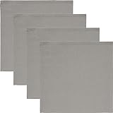 Serie Tulsa REDBEST Serviette Tulsa 4er-Pack Baumwolle Stein Größe 40x40 cm