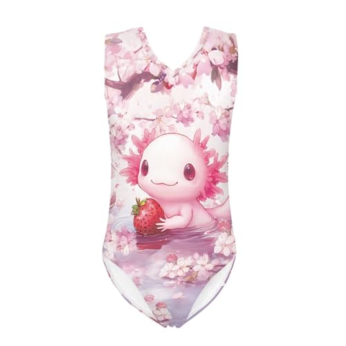 Image of INSTANTARTS Gymnastics Leotards Girl Dinosaur Dancewear Activewear Quick Dry