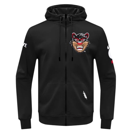 Image of Pro Standard Mens College Classic Chenille Cotton Double Knit Full Zip Hoodie