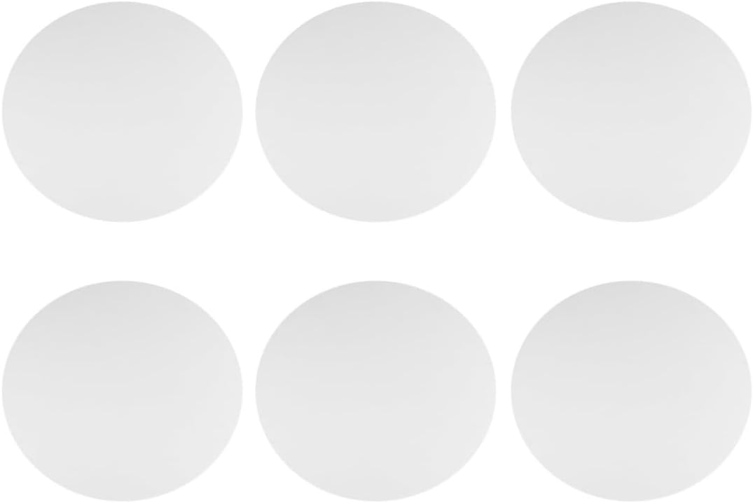 6pcs Canvas Board for DIY Painting, 25cm White Stretched Panel