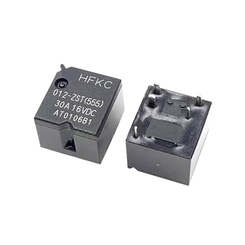 Relais 12V 30A HFKC-012-ZST miniature à 5PIN pour une commutation stable, 10PCS