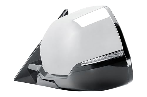 Driver Left Side Door Mirror Power Heated with BLIS Glass Turn Signal Light and Menory Power Folding Chrome Back Cover for Toyota Tundra Sequoia 2022-2025 by LONGLING - Used condition - Image 4