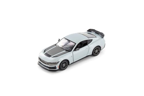 2024 Mustang Dark Horse Hardtop, Silver - 5455D - Modelo de coche a escala 1:38 Diecast
