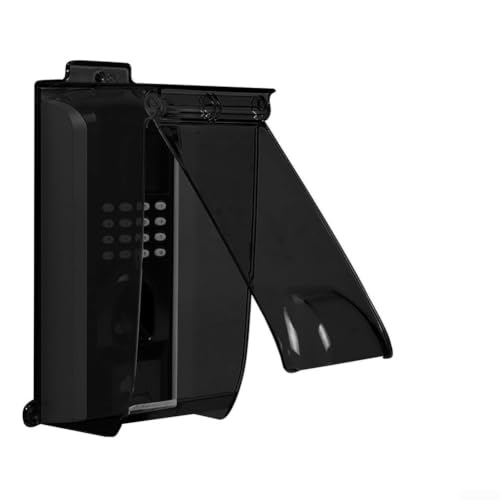 Protector para teclado de control de accesos con diseño resistente a la intemperie negro 2