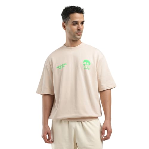 Image of Men's Solid Loose Fit T-shirt