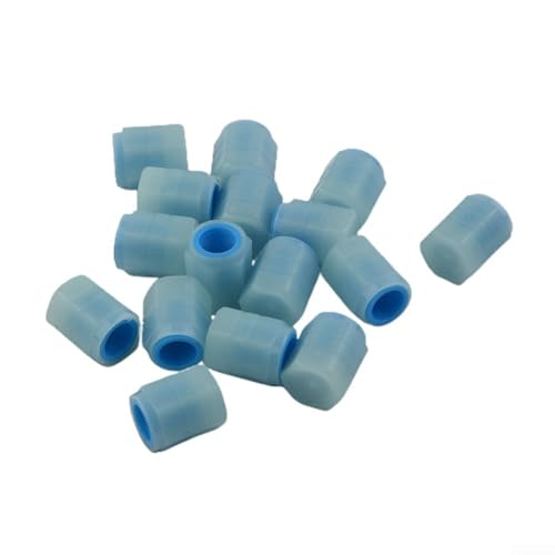 Cubiertas de vástago de válvula azul que brillan en la oscuridad, sello luminoso a prueba de fugas de neumáticos para ruedas estándar, paquete de 4 (4 piezas)