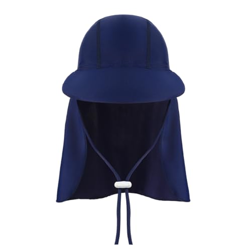 haozaikeji Kids Sun Hat with Neck Flap UPF 50+ Beach Swimming Cap Legionnaires Hat Sun Visor Baseball Cap for Seaside Travel3