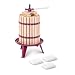 Royal Catering Torchietto Premitutto Manuale Torchio A Vite RCWP-18LW (Legno, 6 Litri, 3 Sacchi filtranti)