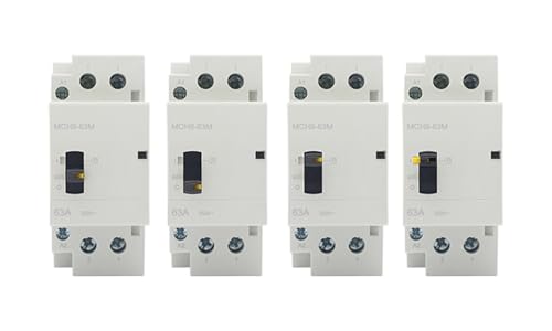 Contacteur modulaire bipolaire 63A MCH8-63M 2NO 220V 230V commande manuelle - 6