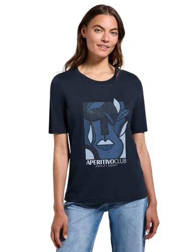 T-shirt avec imprimé femme Cecil anti-transpirant coupe ample douce