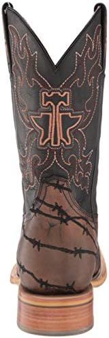 Tin Haul Boots Men's Cowboy Western Boot, Black/Brown, 13 | Image 2
