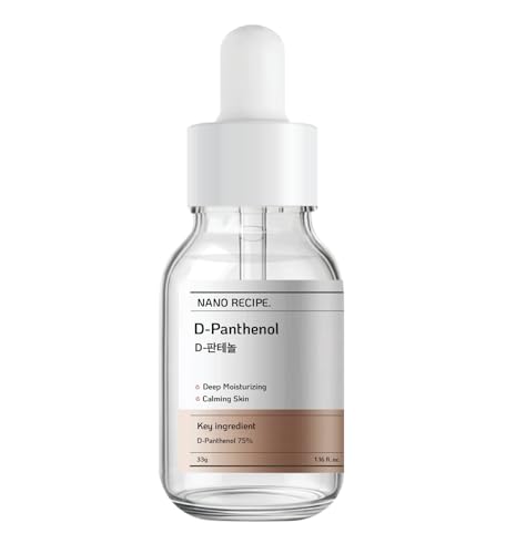 High-Potency Pure D-Panthenol for Intensive Hydration, Calming, and Skin Barrier Recovery with Only a Drop in Your Skincare and Haircare Routine 30ml 1Fl Oz