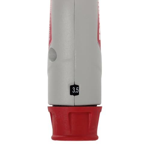 Panduit GS4H-E Adjustable Tension Cable Tie Installation Tool, Ergonomic, 0.19-0.38 in W, 7.8 in L, Red/Gray