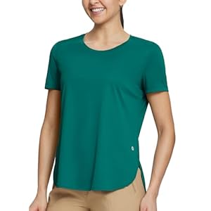 BALEAF Women’s Short Sleeve T Shirts Crew Neck Workout Tops Running Shirts Sun Protection Quick Dry UV