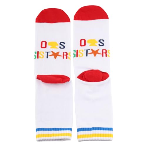 PXTIDY 2 Pairs Sorority Socks Sisterhood Gift Sorority Sister Socks For Women4