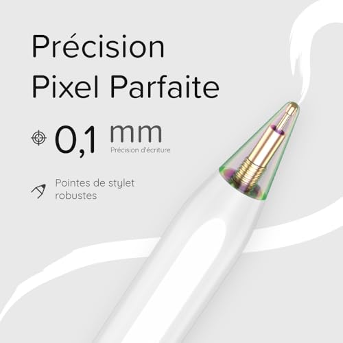Stylet tactile iPad charge rapide USB-C avec indicateur - 5