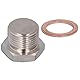 O2-Sauerstoffsensor, M18x1,5-Sechskantstecker O2-Sensorkappen Nickel-Befestigungs-Hardware-Stecker Abgassystem-Autoteile
