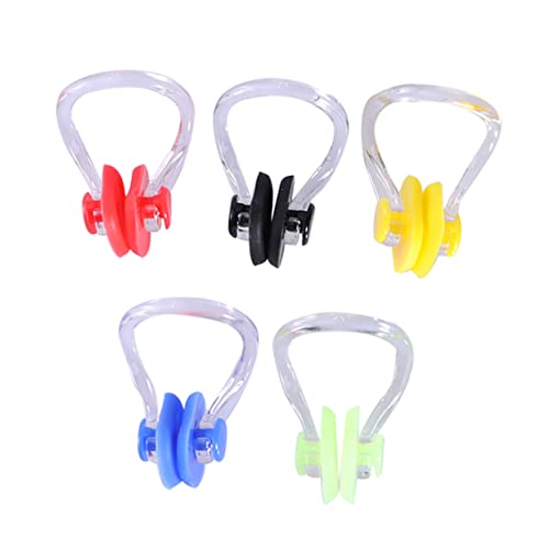 Hemoton 14pcs Silicone Nose Clip Swimming Nose Clip Nose Protector Silicone Pool Accessories Black