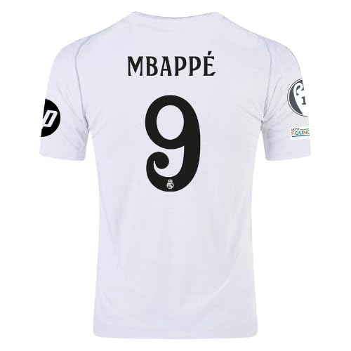 Mbppe Home Soccer Jersey for Men - High Performance Sports Shirt, Breathable and Quick Dry Fabric (US, Alpha, Small, Regular, Regular, Home)