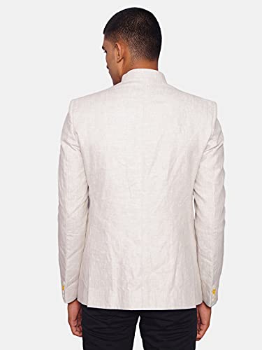 Image of WINTAGE Men's 100% Linen Festive and Casual Blazer Coat Jacket : Natural