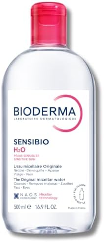 Bioderma - Sensibio - H2O Micellar Water - Makeup Remover Cleanser - Face Cleanser for Sensitive Skin