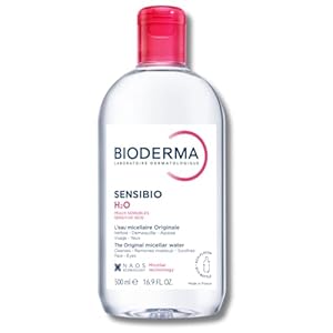 Bioderma – Sensibio – H2O Micellar Water – Makeup Remover Cleanser – Face Cleanser for Sensitive Skin