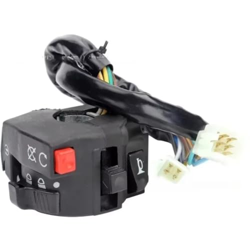 Interrupteur guidon moto pour commande clignotant et feux - 3
