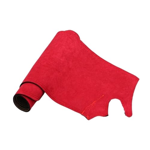 Tapis de tableau de bord anti-reflet pour Alfa Romeo Stelvio 2017-2023 en suède rouge