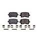 PowerStop Rear Brake Pads For Audi Q3 2015 |Q3 Quattro 2015 |Volkswagen CC 2009-17 |Passat 2008-10 |Passat CC 2009-10 - Z17 Ceramic Brake Pads With Installation Hardware, 17-1348