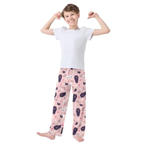 Halloween Spooky Pumpkin Boys Pants for Kids Jogger Pants with Pockets S-XL2