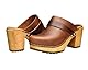 Obermaterial aus Leder, Bezug aus Taco-Leder, 8 cm, braun, 38 EU