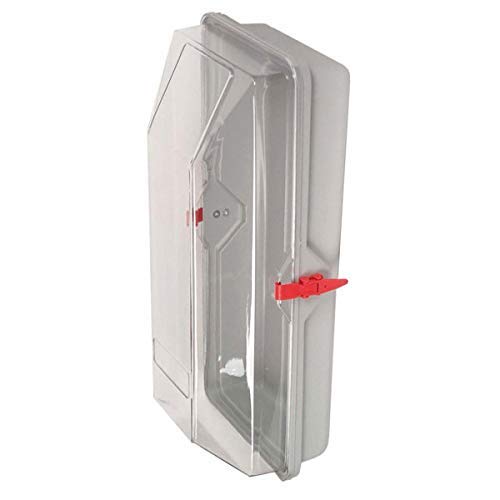 Minimax Pulverlöscher Schutzkasten/Schutzhaube bis 6 kg, KU, transparentes Durchsichtfenster, m. Spannhebel