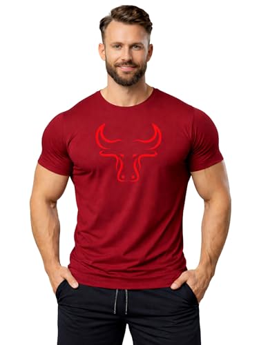 Image of 3Colours RGB Active Fit T-Shirt - Lightweight Polyester Sportswear-Bull