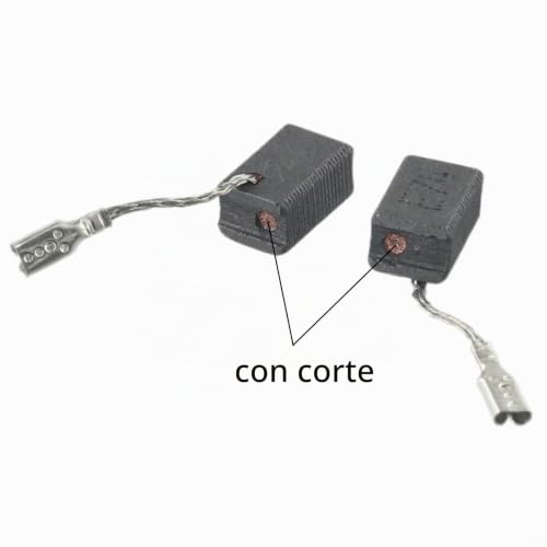 Miniatura 3 de Escobilla De Carbón De Repuesto Para Bosch Gws 7-100 Gws 7-115 Gws 7-125 Gop250ce Gws720, Material Duradero, Fácil Instalación, Apto Para Amoladora Angular, 2 Piezas De 6,5 X 8 X 13 Mm, Accesorios