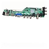 DD3663LUA.A81.2.PA ユニバーサル LCD ドライバボード サポート DVB-T2 ISDB-T TV +7 キーランプインバータ + LVDS 3663 image