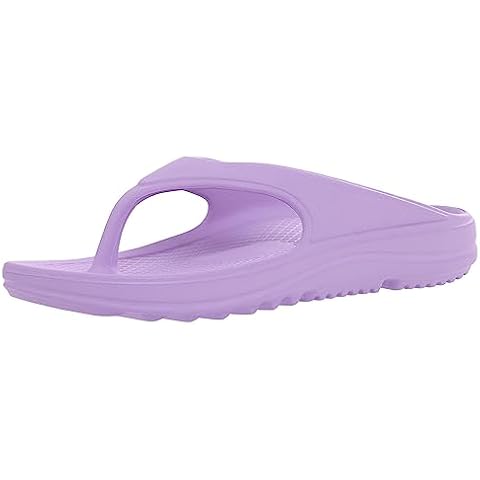 shevalues Orthopedic Sandals for Women Arch Support Recovery Flip Flops Pillow Soft Summer Beach Shoes, Purple 41 (9.5-10 Women/8-8.5 Men) Cover