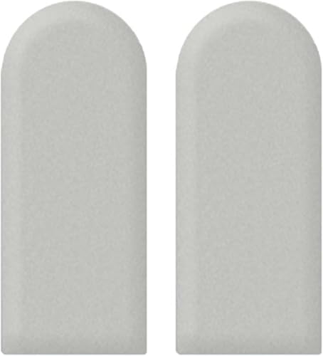 3D Wall Stickers for Kids - 2 Pcs Self-Adhesive Upholstered Padding Panels, Anti-Collision Home Decor for Bedroom & Playroom (Grey) - Safety & Style