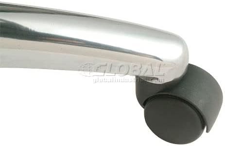 Miniatura 9 de Global Industrial Taburete de poliuretano ajustable de lujo de 6 vías con reposabrazos